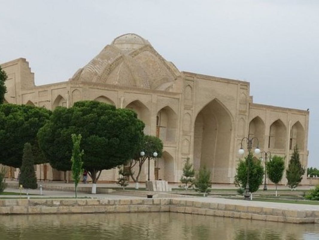 The Bakhautdin Naqsband Mausoleum stands as a sacred monument and pilgrimage site in Bukhara, Uzbekistan