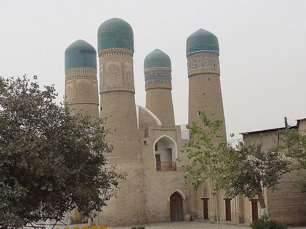 The Chor-Minor, an enchanting architectural gem nestled in the heart of Bukhara, Uzbekistan, captivates visitors with its mesmerizing blend of history, culture, and architectural splendor.