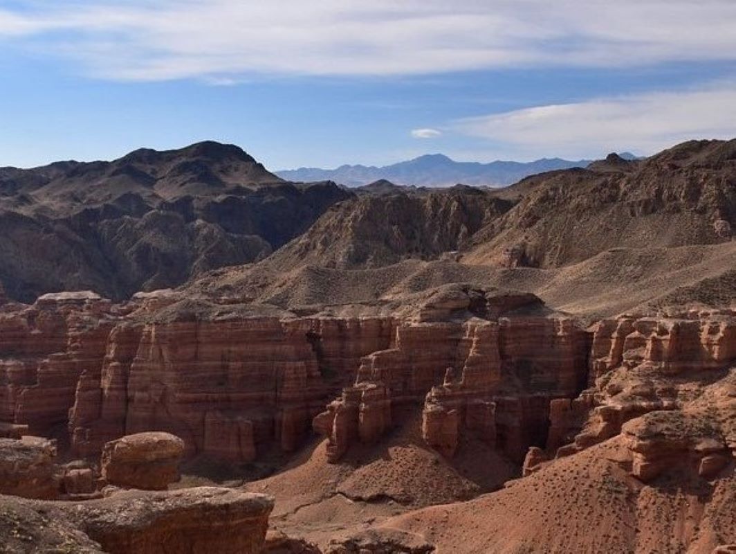 Photo of Charyn Canyon. Alma Ata