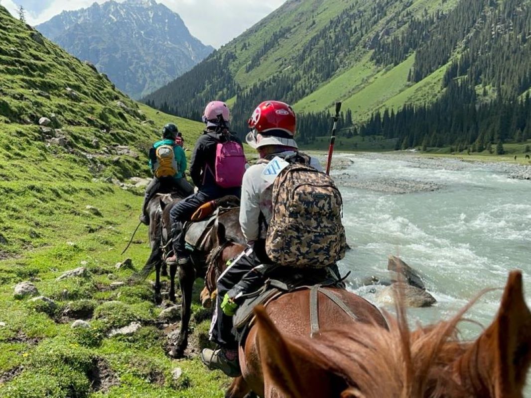 photo of Horseback riding in Kyrgyzstan