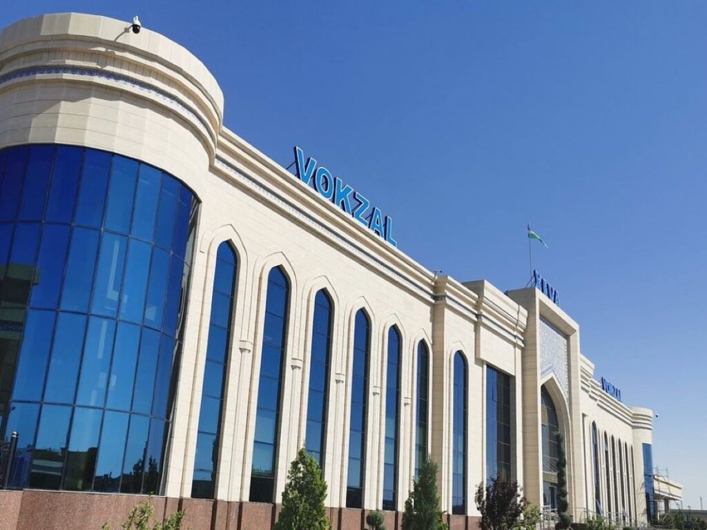 photo of Khiva Train Station in Uzbekistan. tours to uzbekistan
