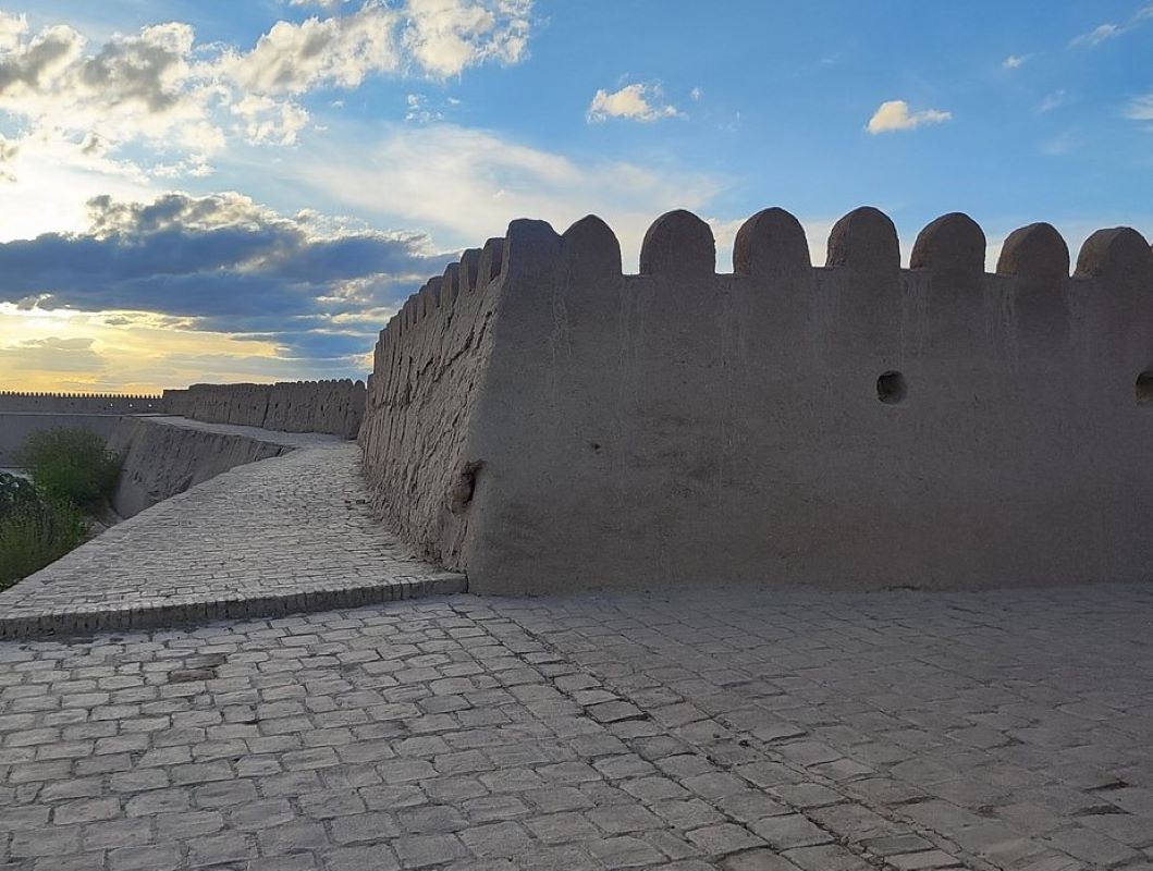 photo of Outer City Wall in Khiva. Uzbekistan