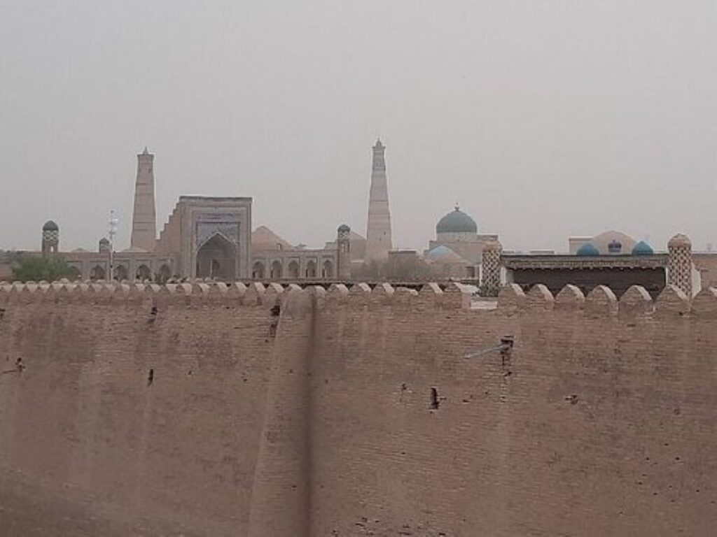 photo of Outer City Wall in Khiva. Uzbekistan