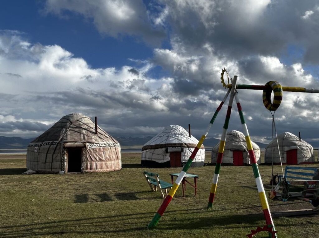 Picture of yurt camp in Kyrgyzstan