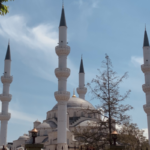 photo of outside lookkinf of Central Mosque in Bishkek