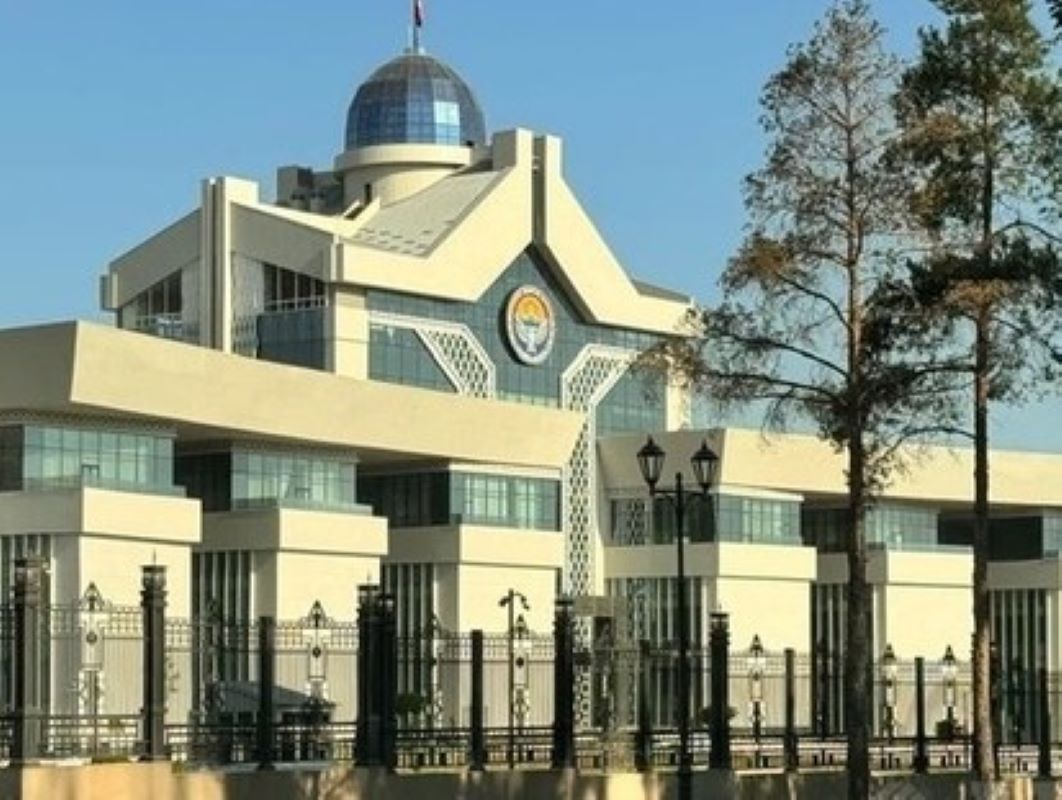 photo of new white house. kyrgyzstan