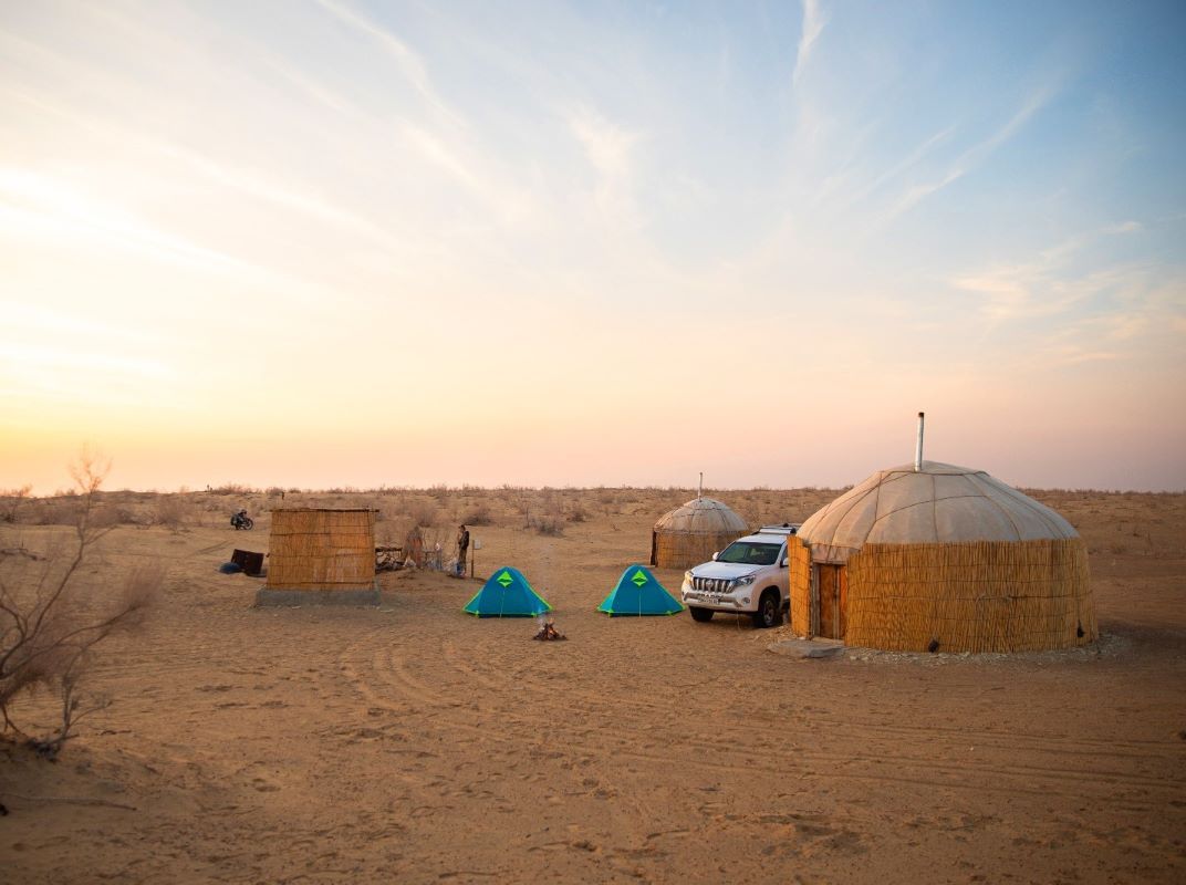 photo of Turkmenistan tent camping