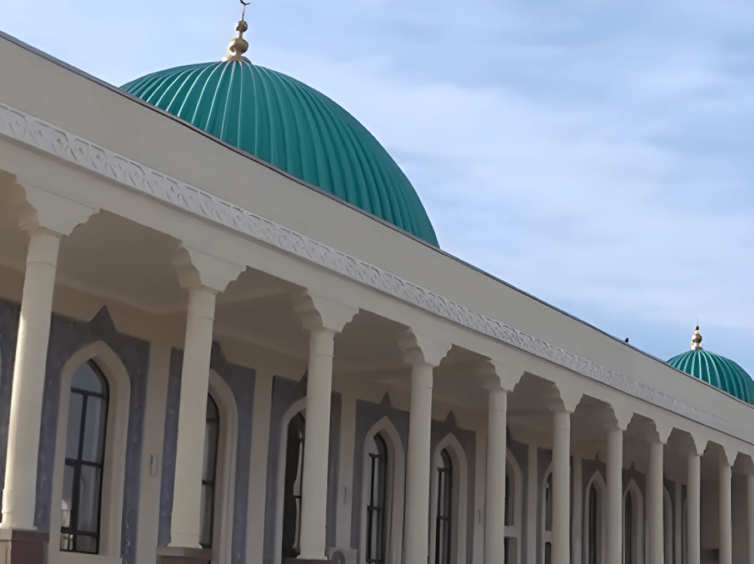 photo of building Nukus city. Uzbekistan