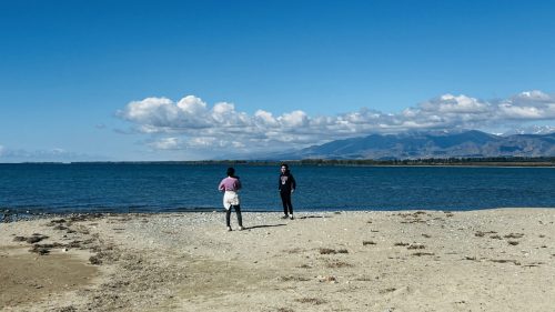 Tour to Issyk Kul lake  Japaneese travelers 