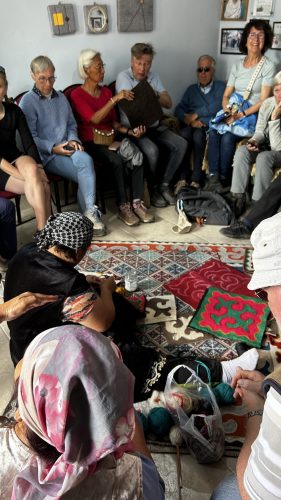 Master class National Kyrgyz Carpet Kiyiz